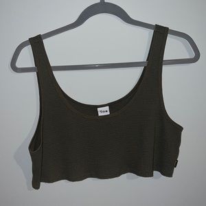 Aritzia Tna Cropped Thermal Tank